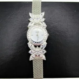 Lenox vintage ladies watch 925 silver butterfly crystals bezel Lenox | Accessories | Lenox Vintage Ladies Watch 925 Silver  main image 3